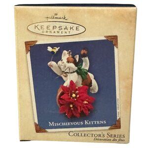 Hallmark 2002 Mischievous Kittens Ornament Collectors Series